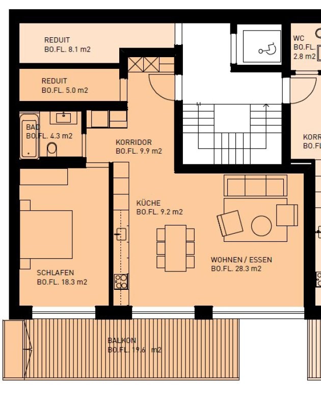 Appartement de 1 ½ pièces, photo 6 sur 6