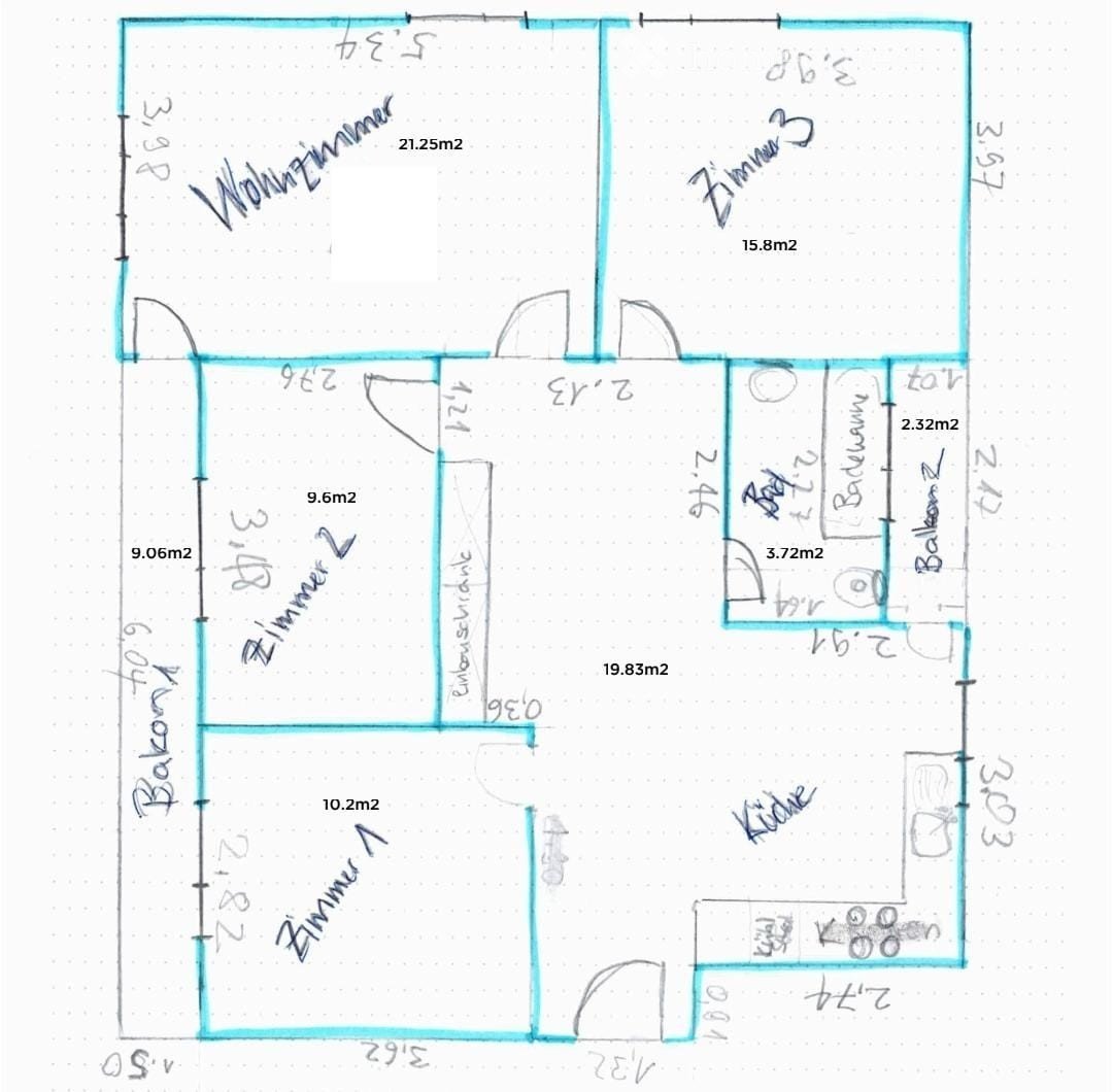 1 room single room