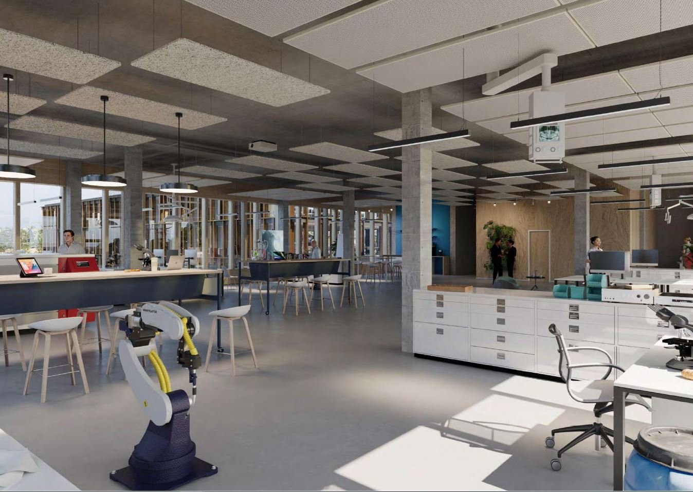 786m² office