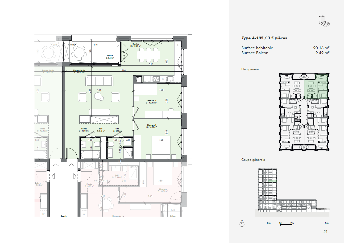 2 ½ rooms apartment, photo 10 sur 10