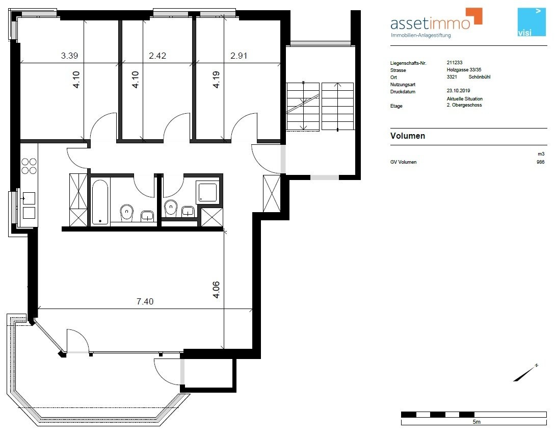 4 ½ pièces appartement