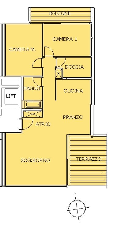 3 ½ pièces appartement, photo 3 sur 5