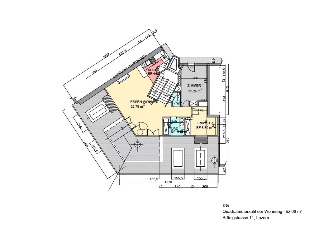 Appartement de 3 pièces