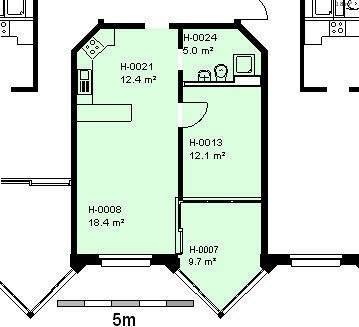 Appartement de 2 pièces