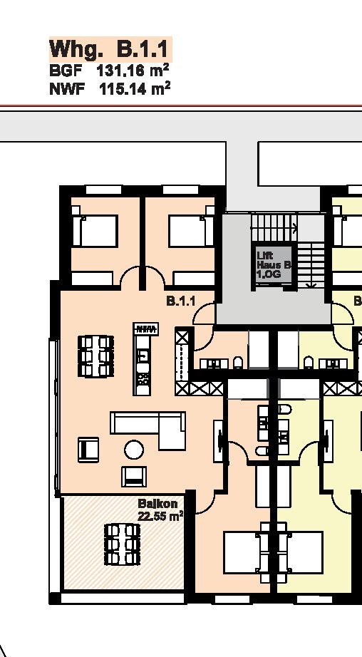 Appartement de 4 ½ pièces