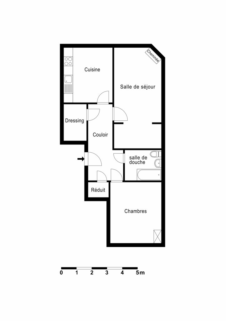 3 ½ rooms apartment, photo 2 sur 6