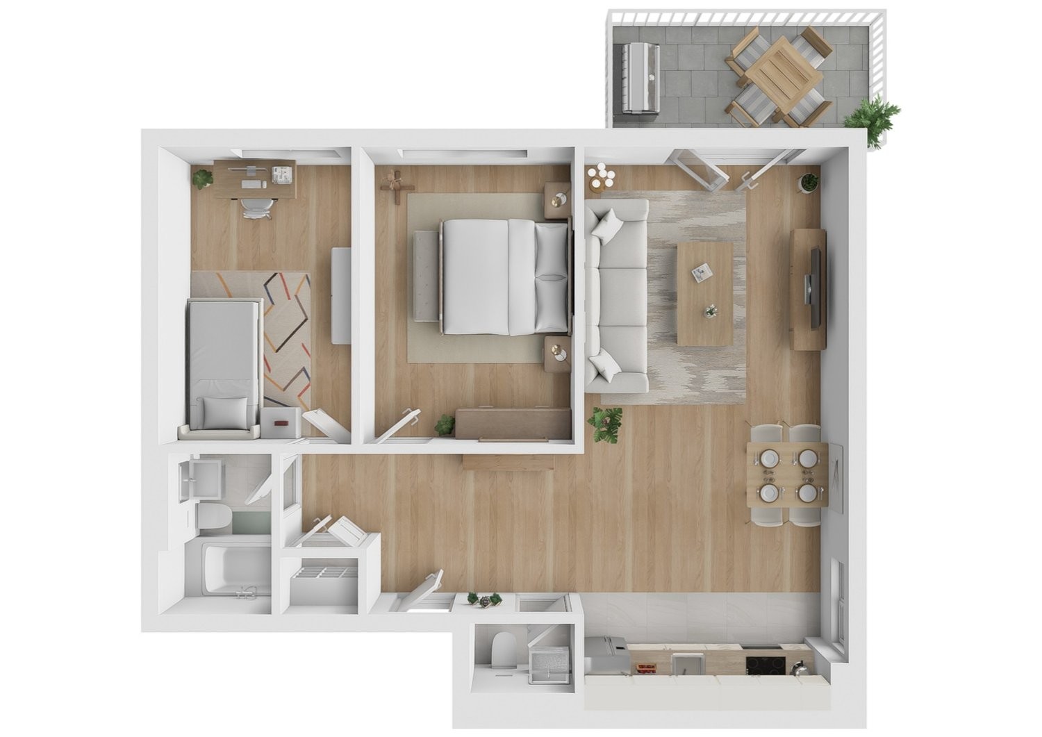 3 ½ rooms apartment