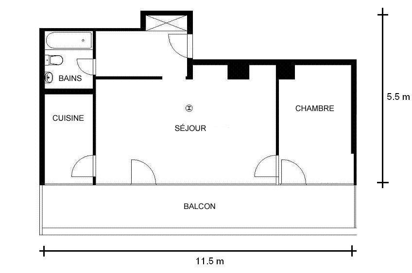 2 rooms apartment, photo 2 sur 10