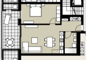 2 ½ rooms apartment, photo 4 sur 5