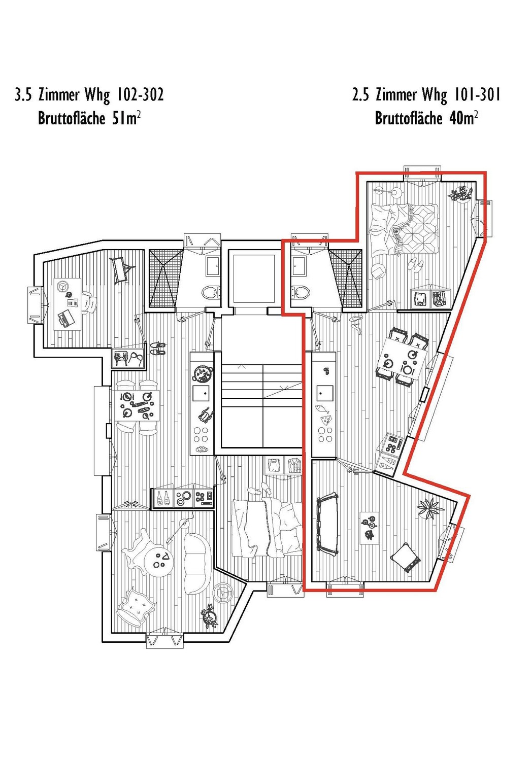 Appartement de 2 ½ pièces, photo 6 sur 6