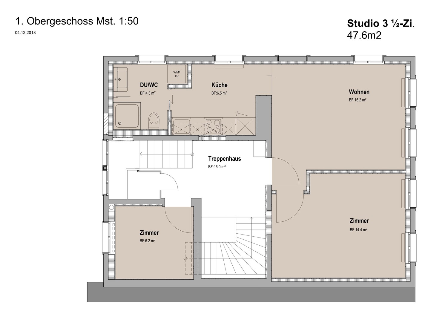 Appartement de 3 pièces