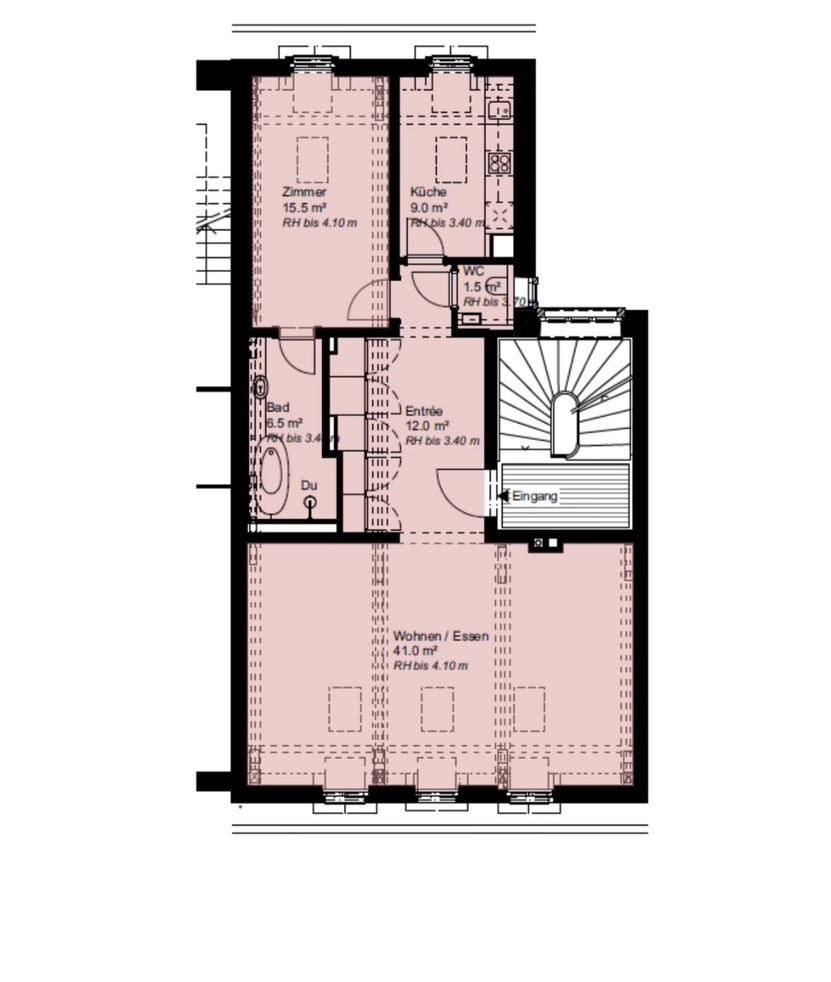 Appartement de 2 ½ pièces, photo 2 sur 3