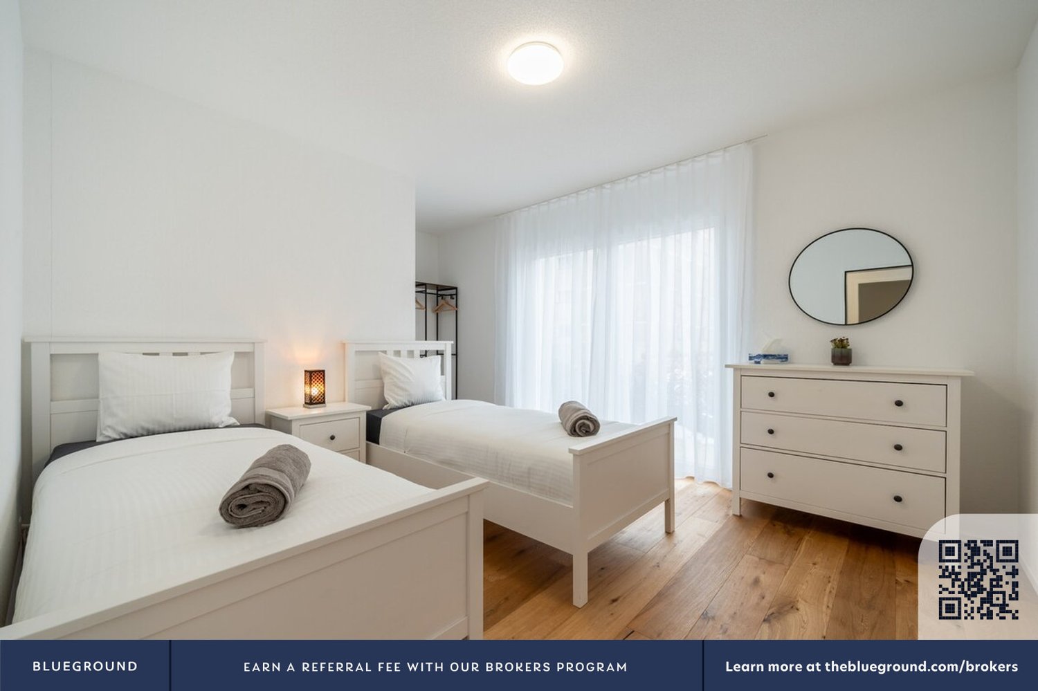 4 rooms furnished flat