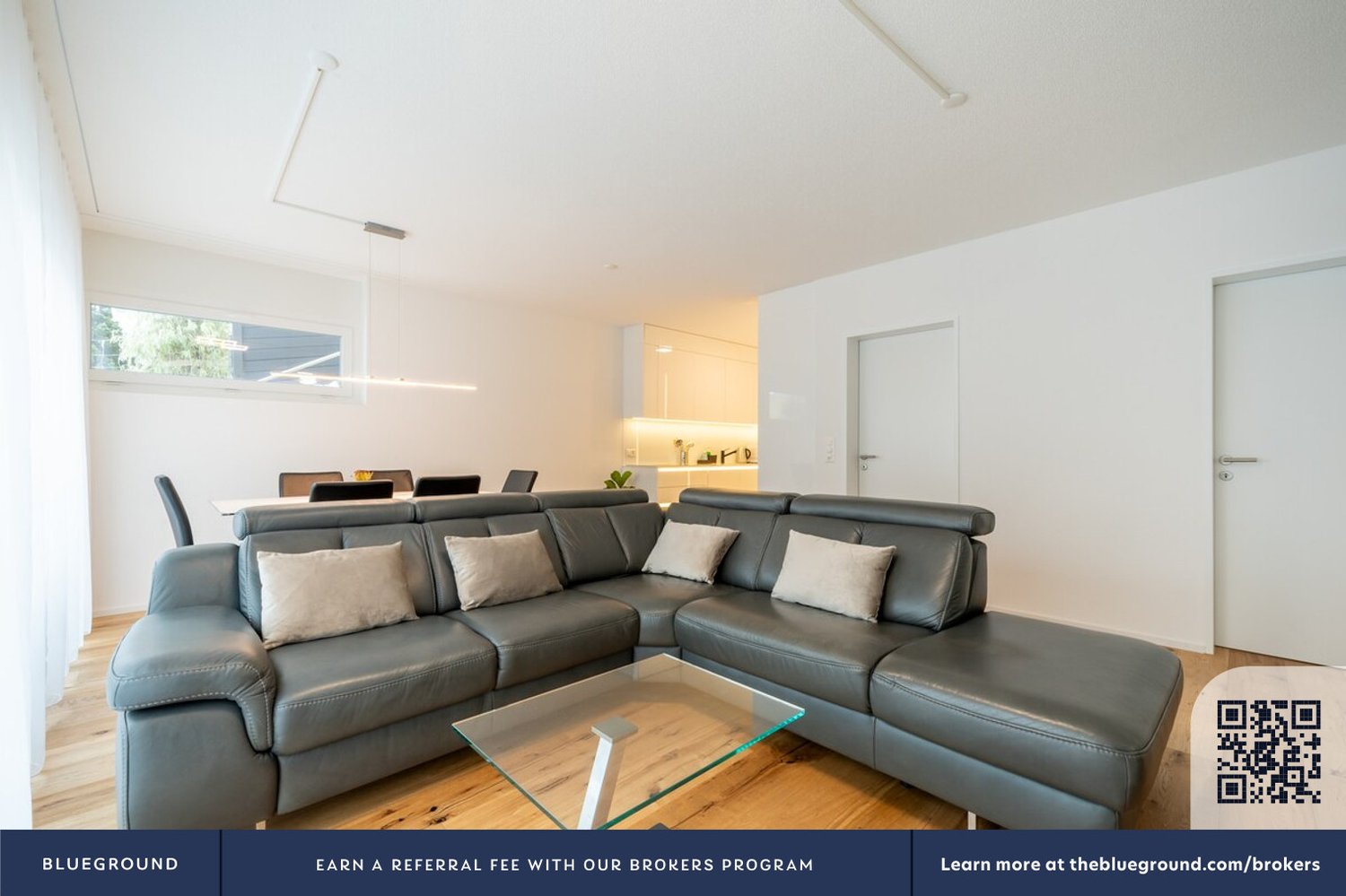 4 rooms furnished flat