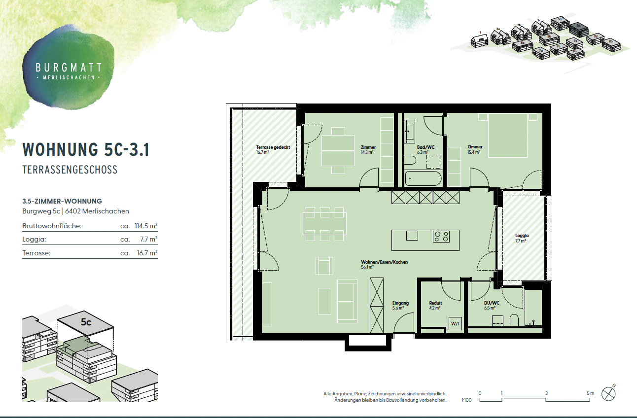 Appartement de 3 ½ pièces