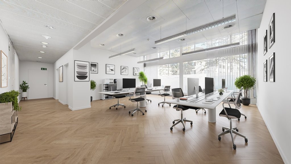 136m² bureau