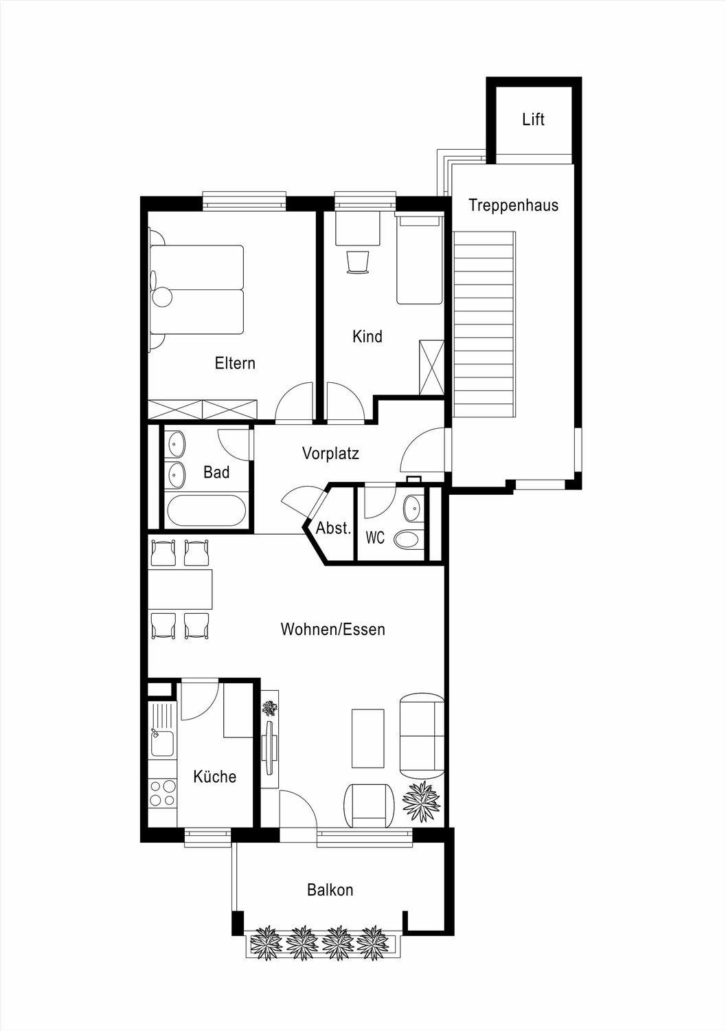Appartement de 3 ½ pièces, photo 8 sur 8