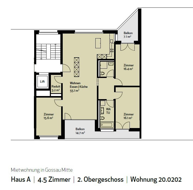 Appartement de 4 ½ pièces