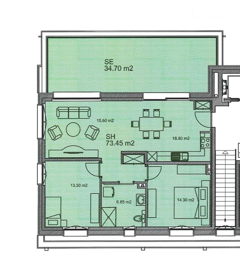3 ½ rooms apartment, photo 4 sur 5