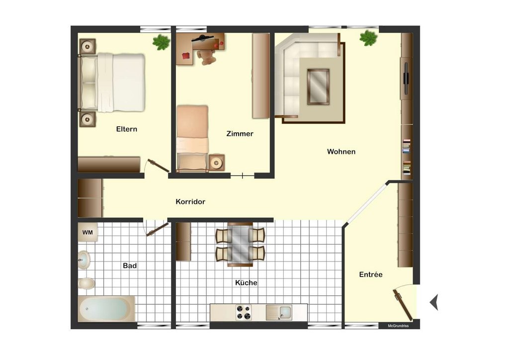 3 ½ pièces appartement, photo 5 sur 5