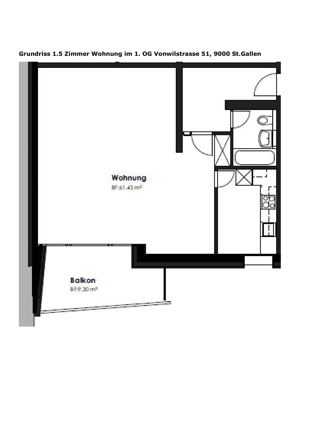 Appartement de 1 ½ pièce, photo 7 sur 7