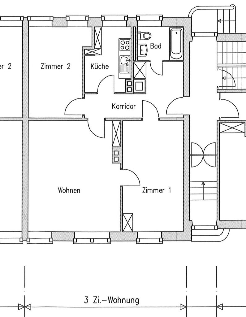 Appartement de 4 ½ pièces

Cet appartement de 4 pièces (3 pièces plus une chambre mansardée) se situe dans l'Arbeiter-Schlössli de Schaffhausen. L'immeuble, rénové pour la dernière fois dans les années 60, dégage encore le charme de son année de construction 1913.

Il offre à un nouveau résident / u, photo 9 sur 9