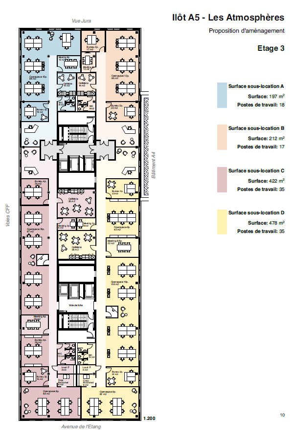 210m² office