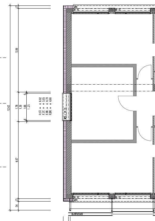 58m² de bureaux