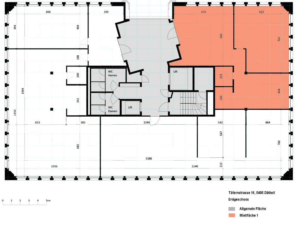 100m² office