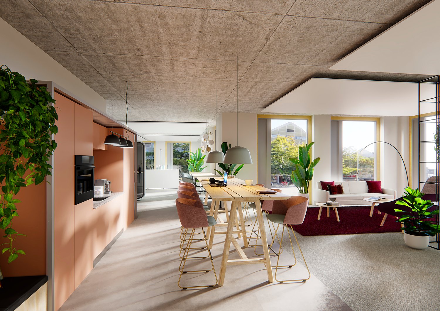 885m² bureau