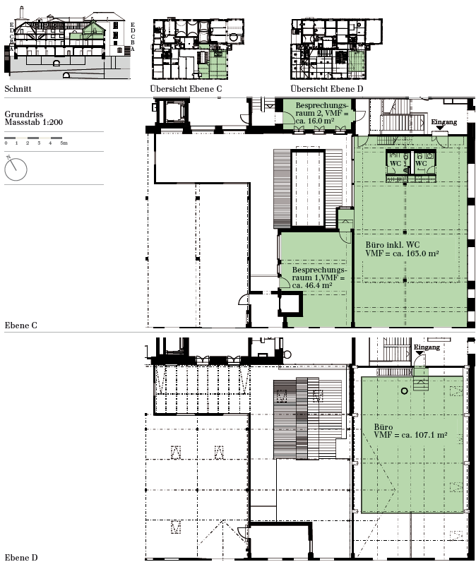 673m² de bureaux