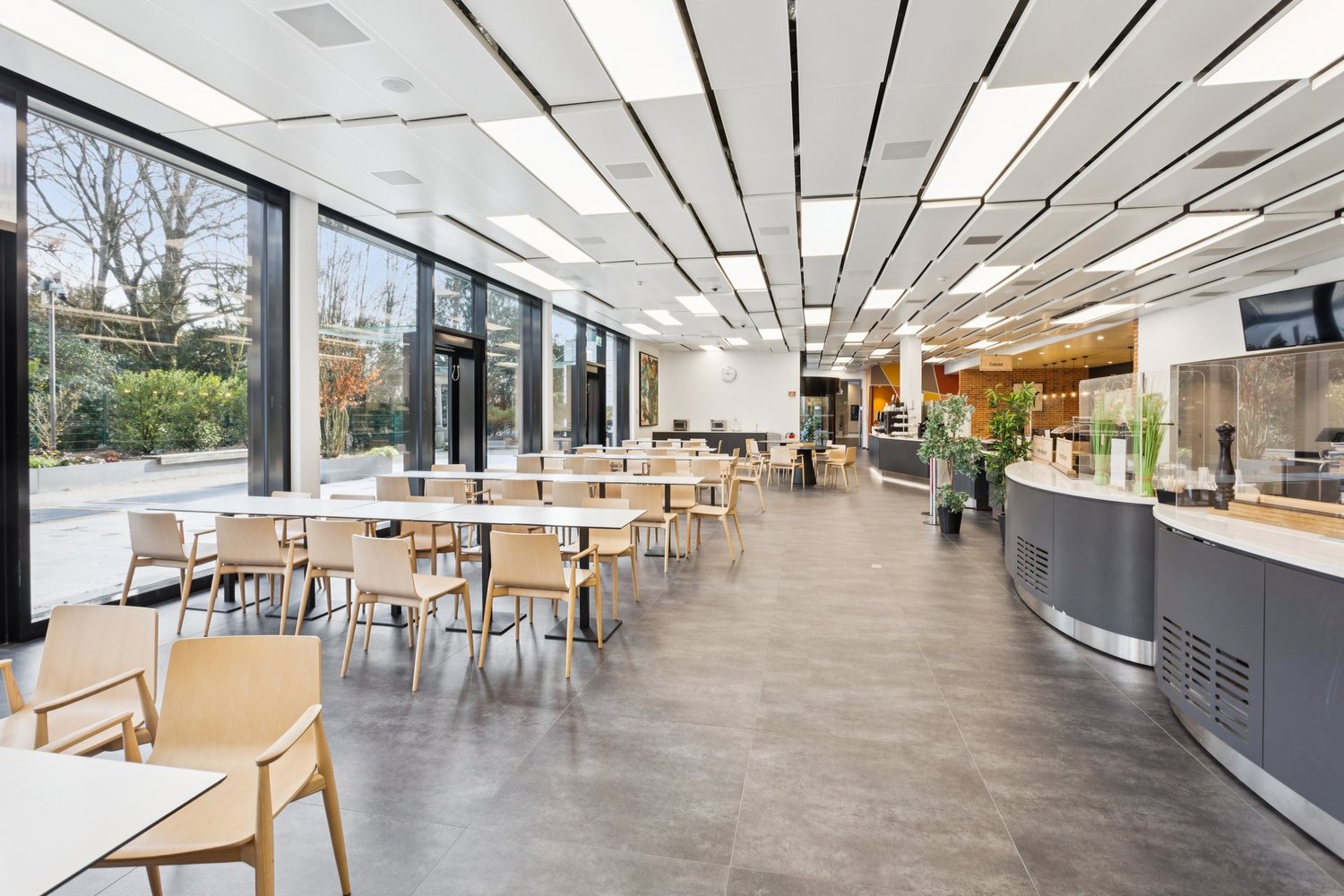 1100m² office