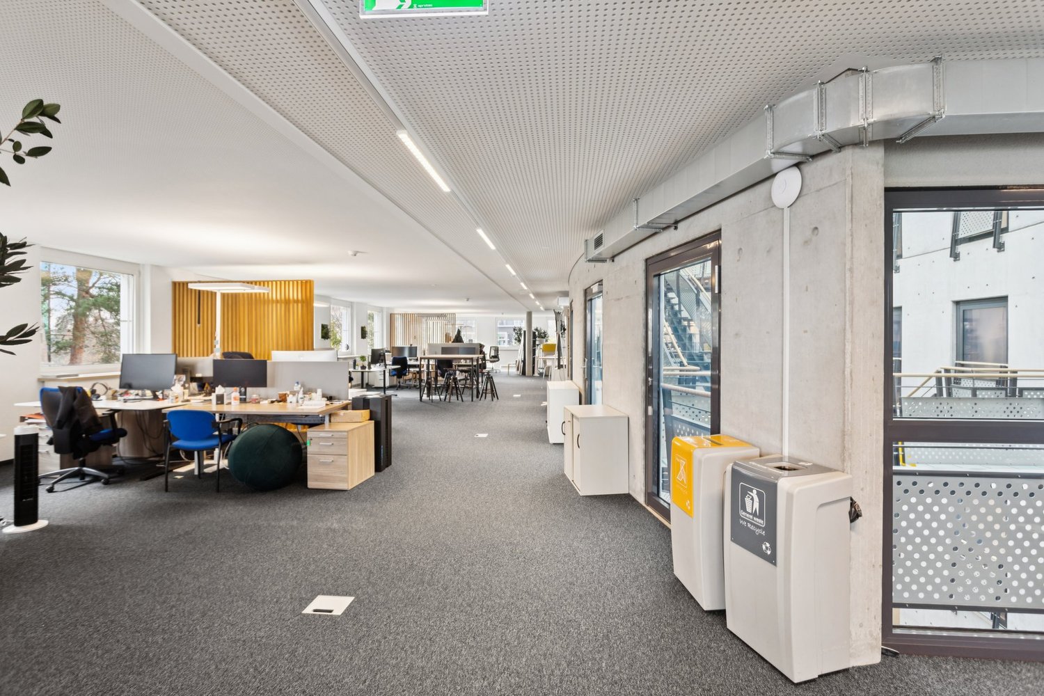 1100m² office
