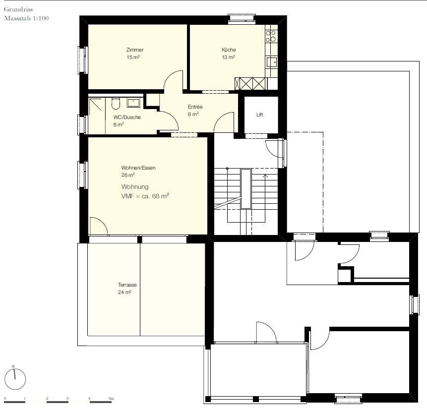 2 ½ rooms apartment