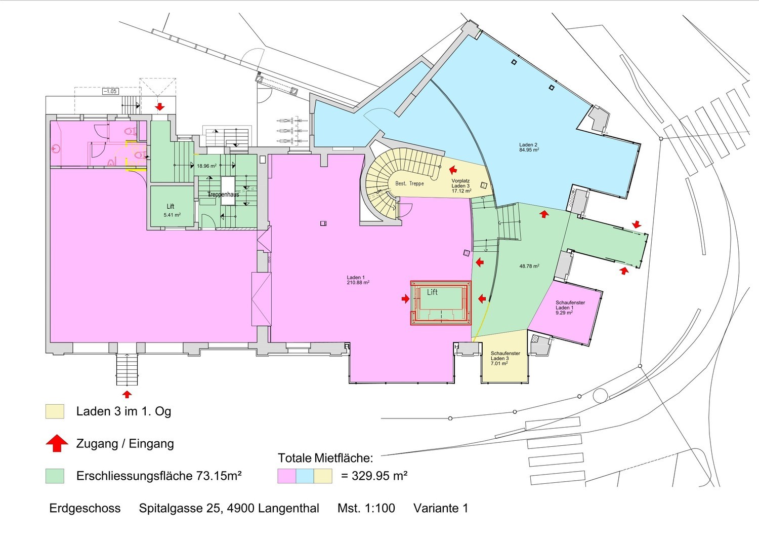 790m² shop