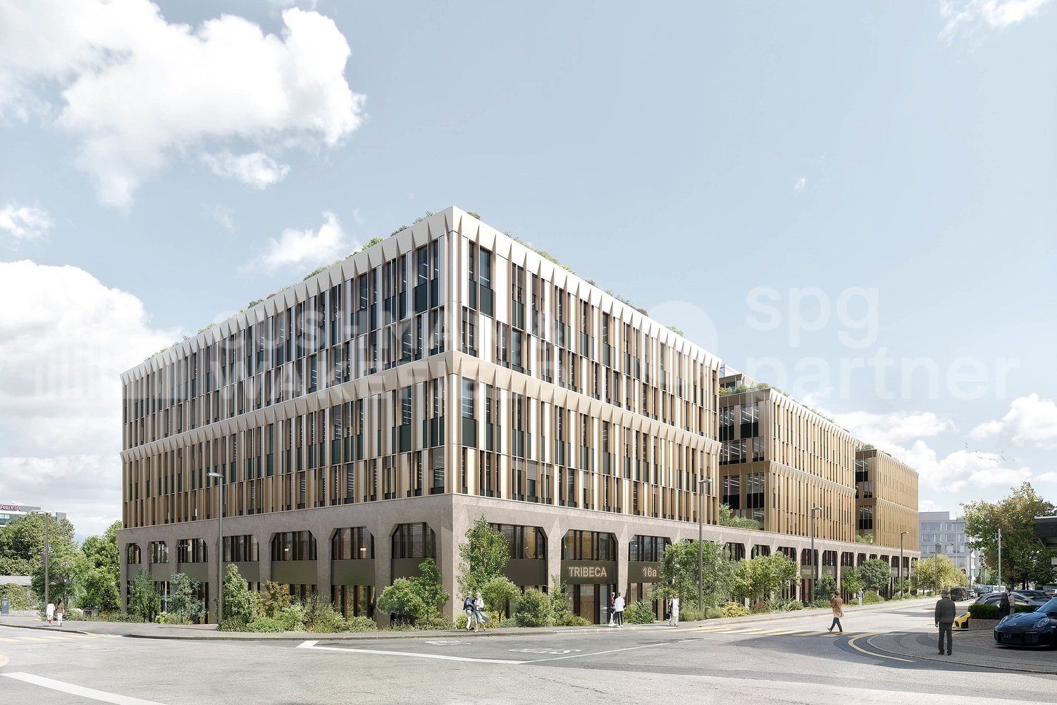 1300m² office