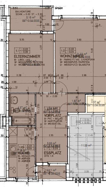 Appartement de 3 ½ pièces