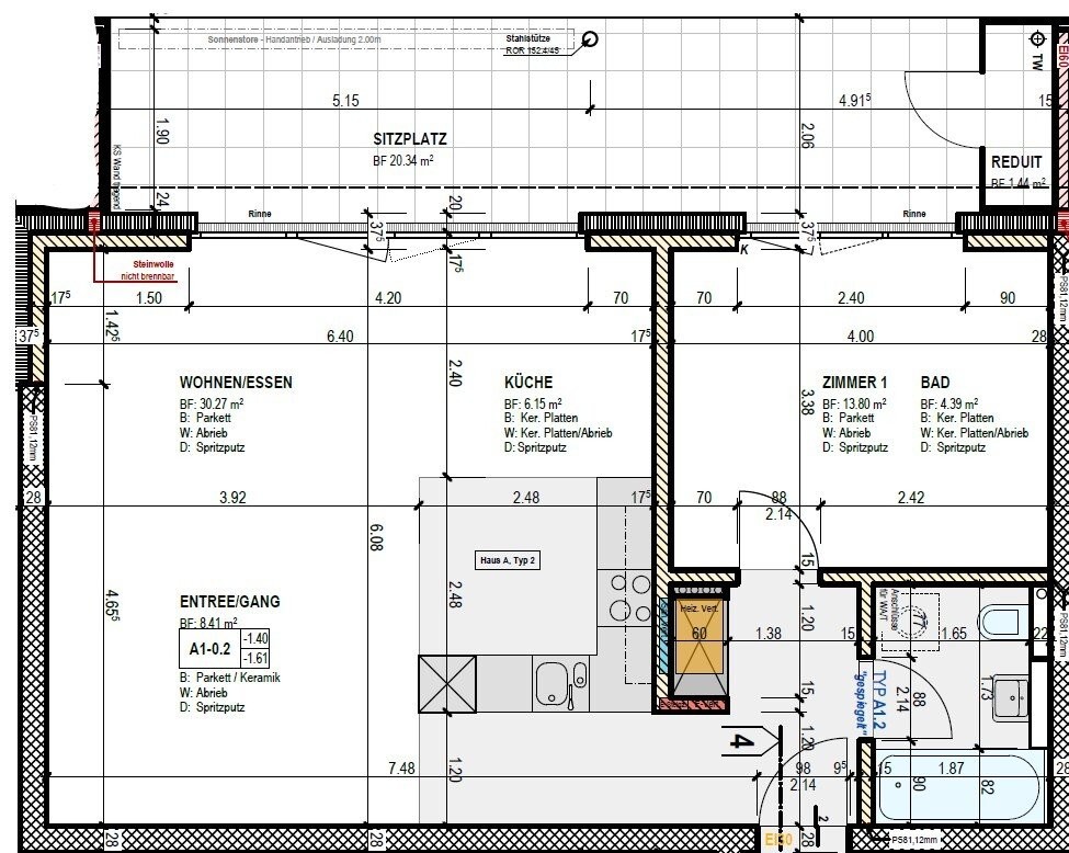 2 ½ rooms apartment