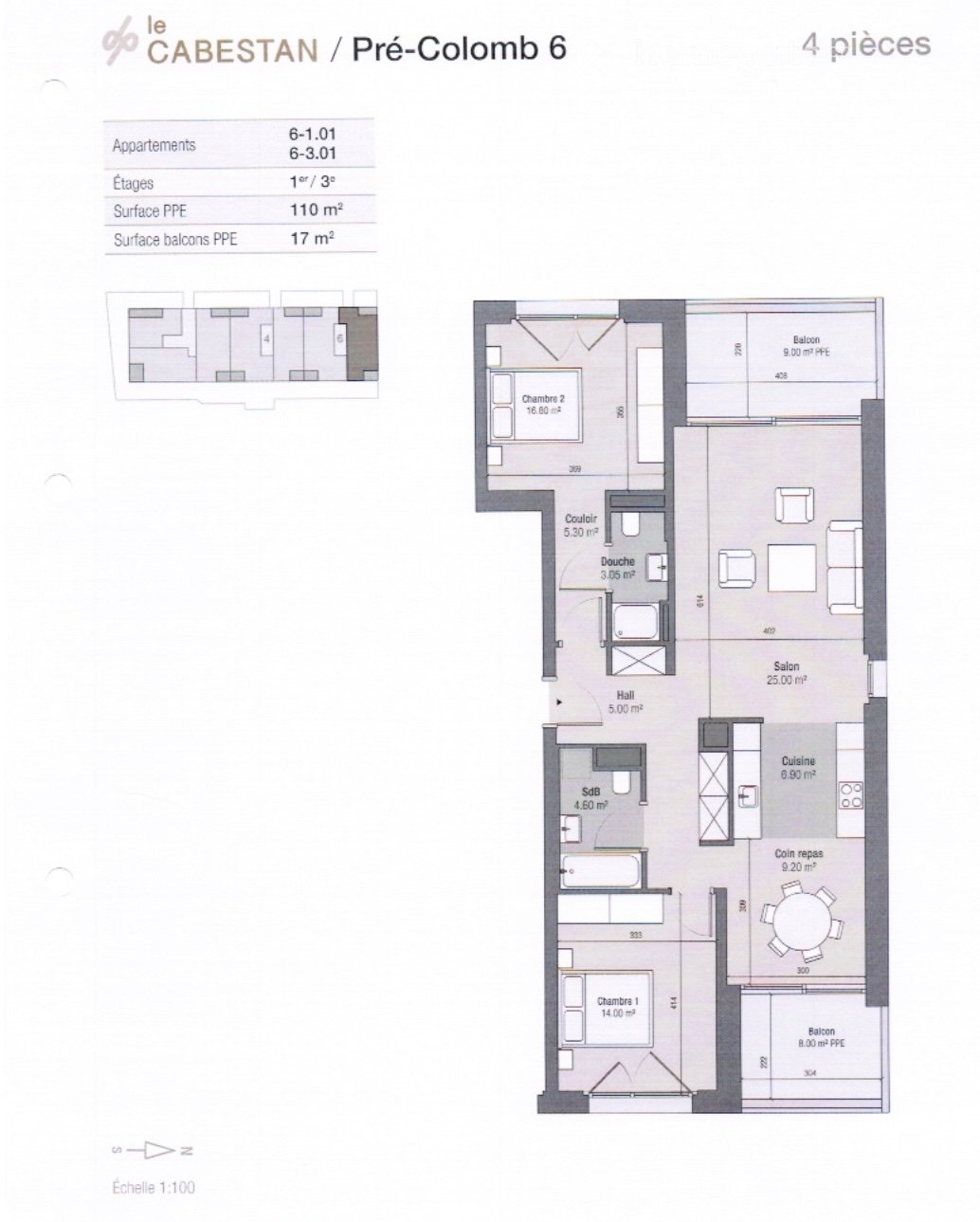 2 rooms apartment, photo 1 sur 2