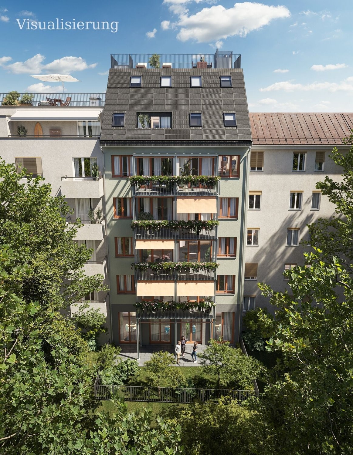 Appartement mansardé de 1 ½ pièces