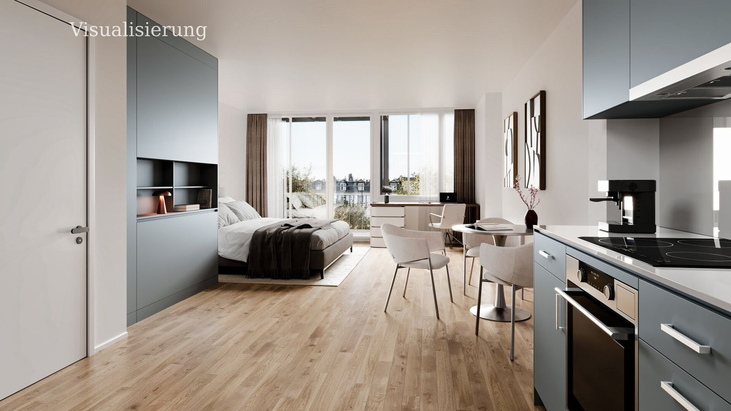 Appartement mansardé de 1 ½ pièces