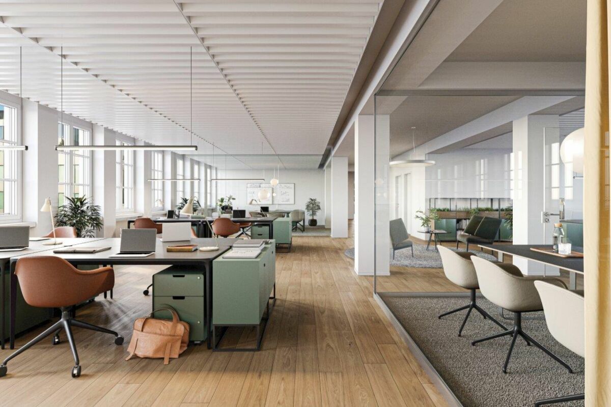 500m² bureau