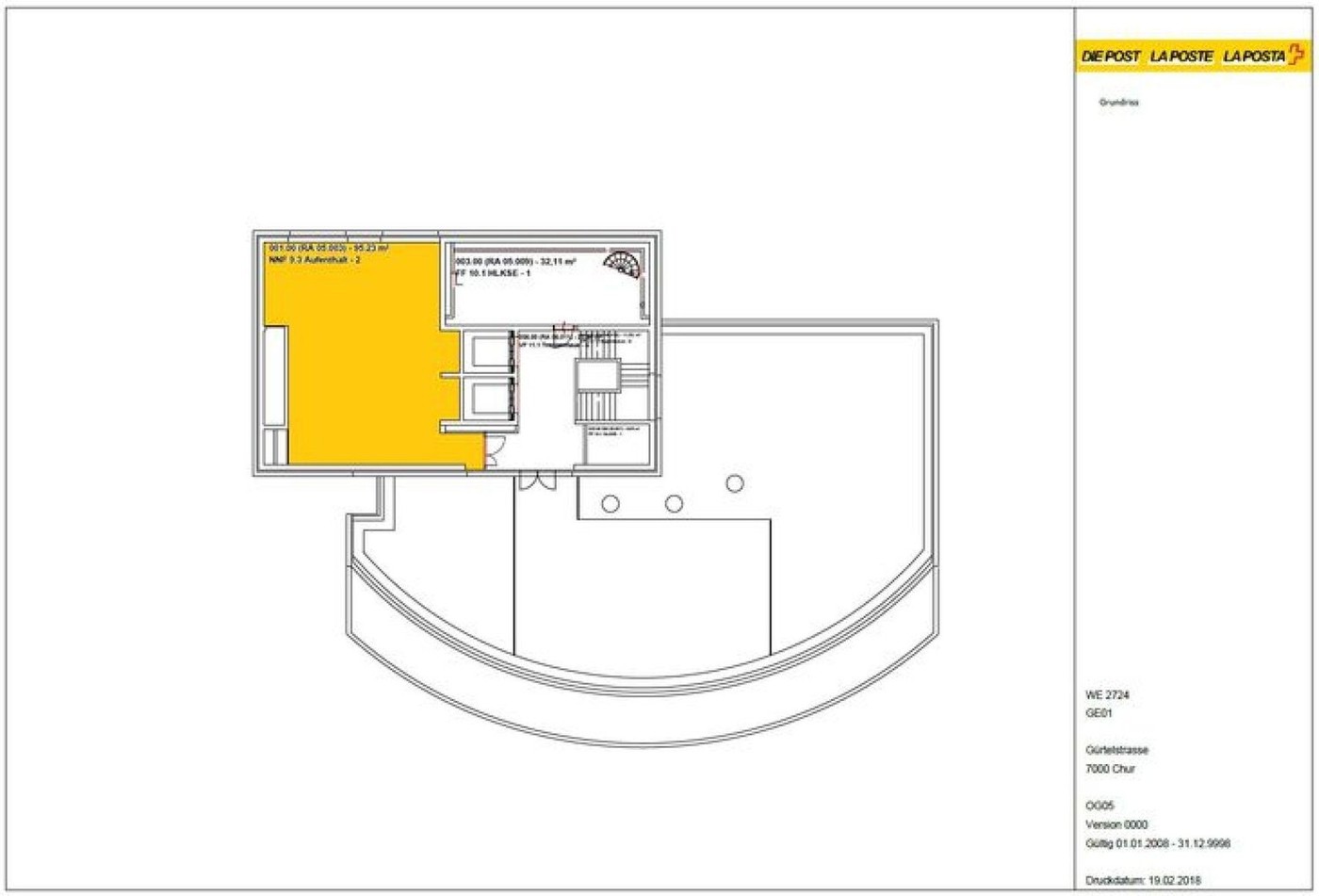 95m² bureau