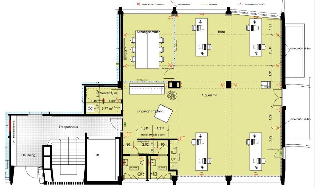 Bureau de 189m²