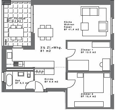 Appartement de 3 ½ pièces, photo 7 sur 7