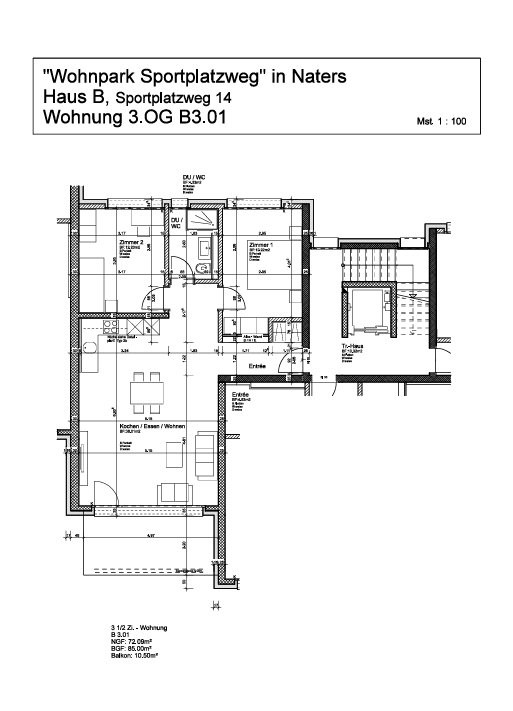Appartement de 3 ½ pièces, photo 9 sur 9