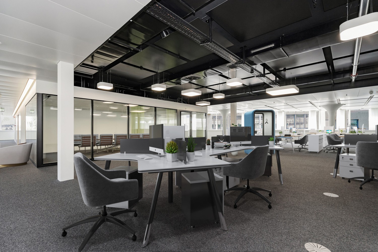 705m² de bureaux