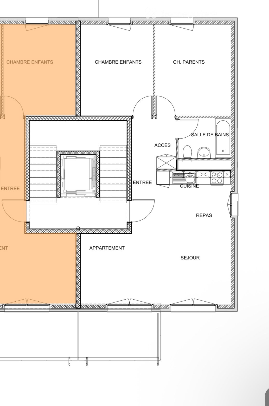 3 ½ rooms apartment
