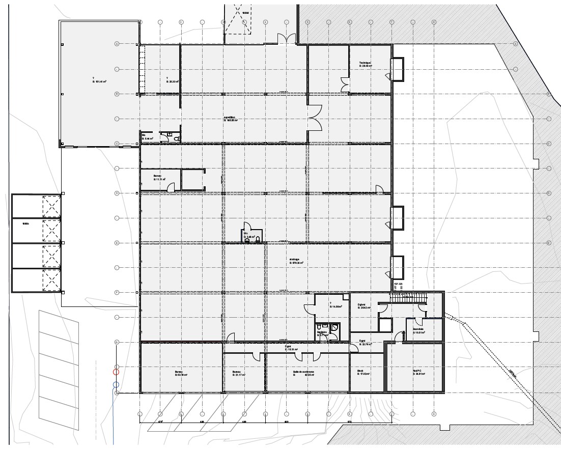 1269m² industrial object