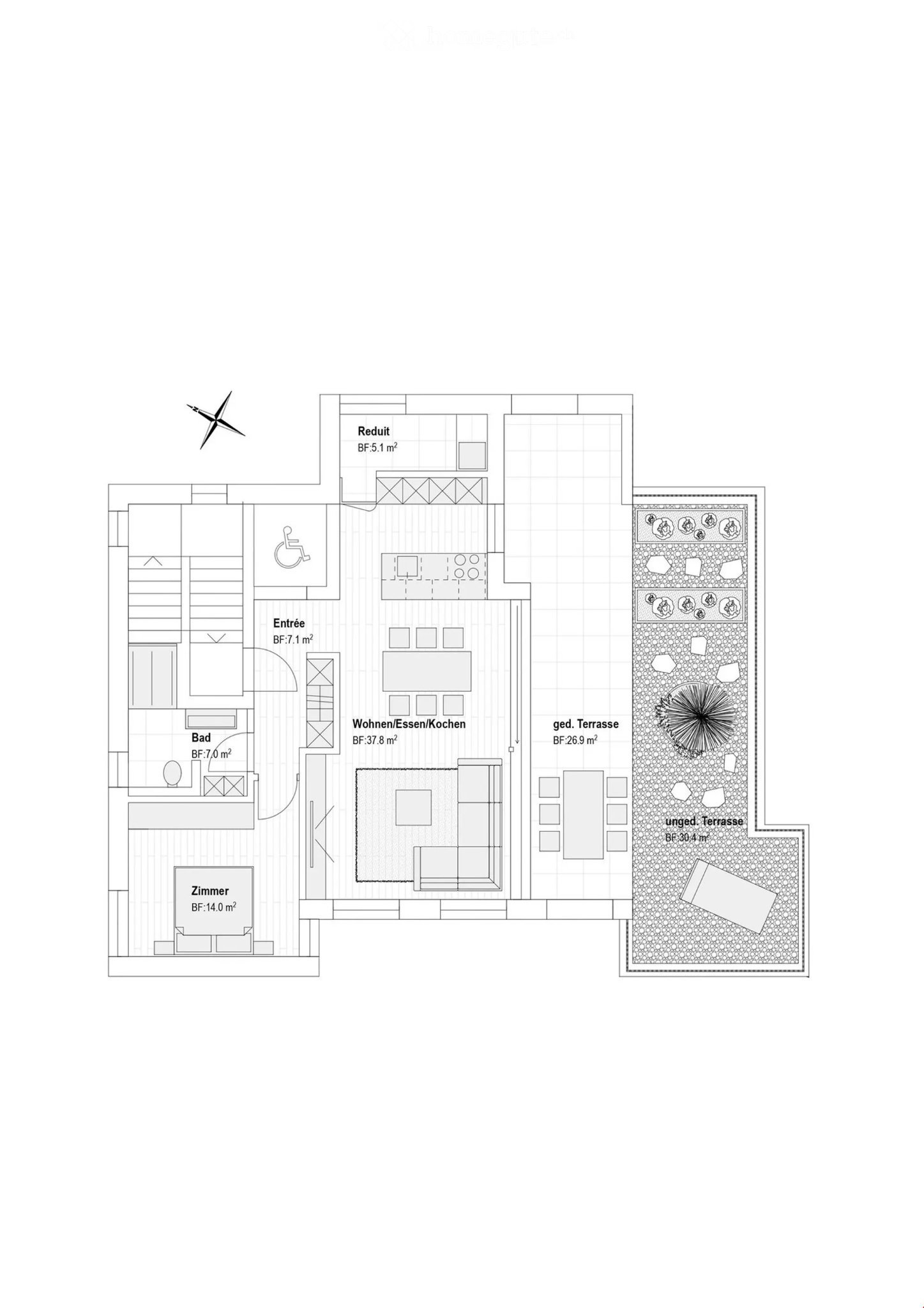 Appartement de 1 ½ pièces, photo 5 sur 5